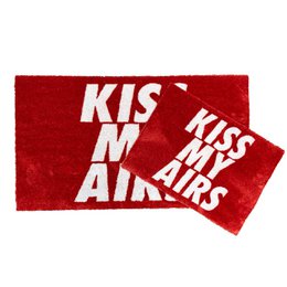 Sneaker alfombra / felpudo - Kiss my airs - Rojo