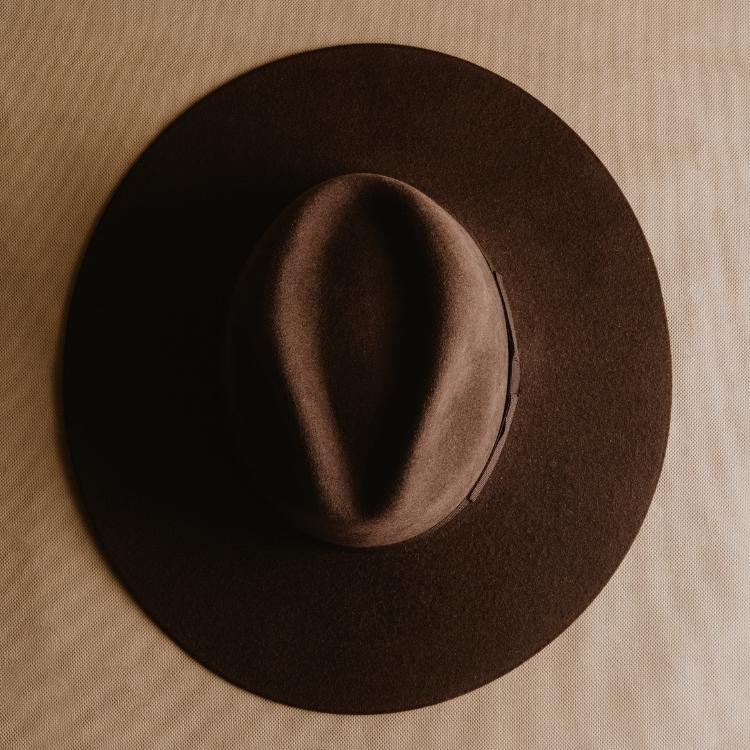 Tlaquepaque · Brown fedora felt hat