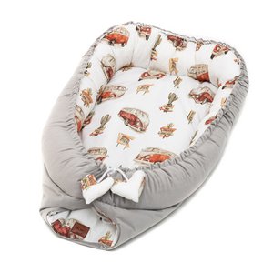 COCOON VOOR PASGEBOREN BABYWAGENS MET GRIJS