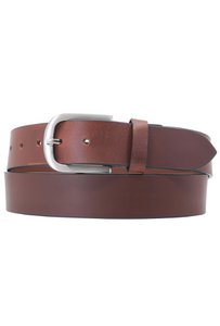 Buffalo leather large belt PF02 brown