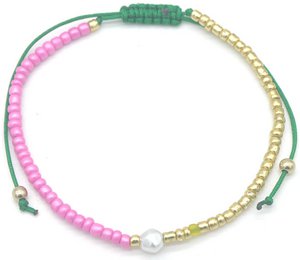 H-F16.1 ANK830-067-3 Anklet Glassbeads