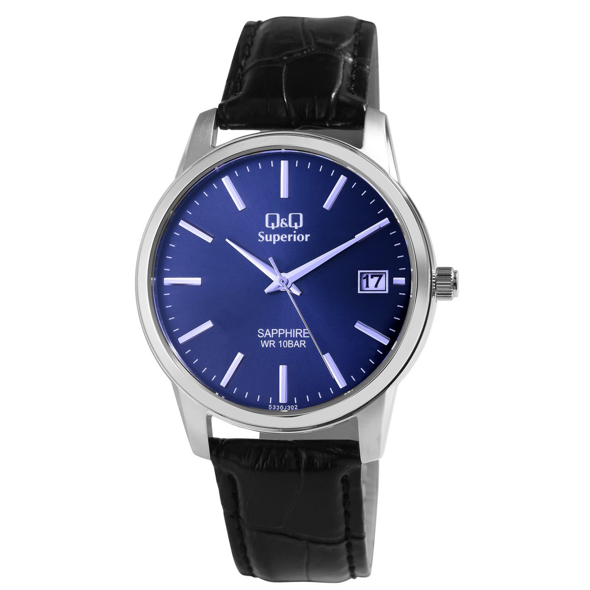 Quartz Watch Superior Watch Brand Q&Q Quartz Black Rectangle Men