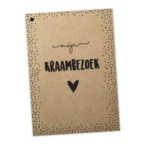 Kraambezoek invulkaarten 50 pers. - Kraft