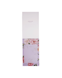 Lista de tareas en lujoso floral lila