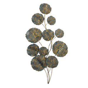 Wandobject Blad Verena 115cm metaal