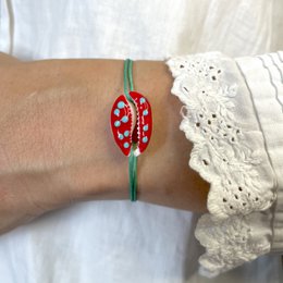 Polka Dot schelp armband