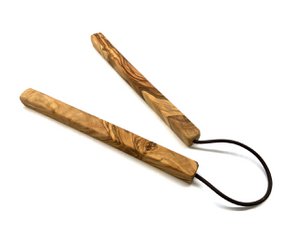 Schotel gemaakt van olijfhout