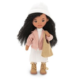 Soft toy, Sweet sisters - Tina in a Pink Jacket + bonus accessories set (35cm)