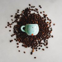 Rainbow Coffee Cup – Handcrafted Ceramic Made in Portugal