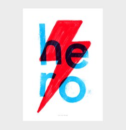 Hero Wall Art Print