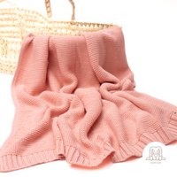 Babydekentje | Gebreid | Roze