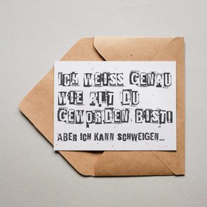 I know exactly how old you've gotten...