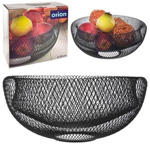 Fruitmand metalen zwarte radka