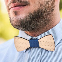 Wooden bow tie puppy