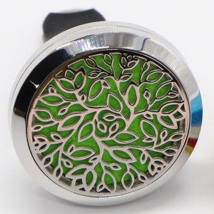 Diffusor für Auto Clip’Arôme – Vertigo – aus Edelstahl mit Löscher – Dekoratives Aromatherapie-Accessoire – Geschenkidee