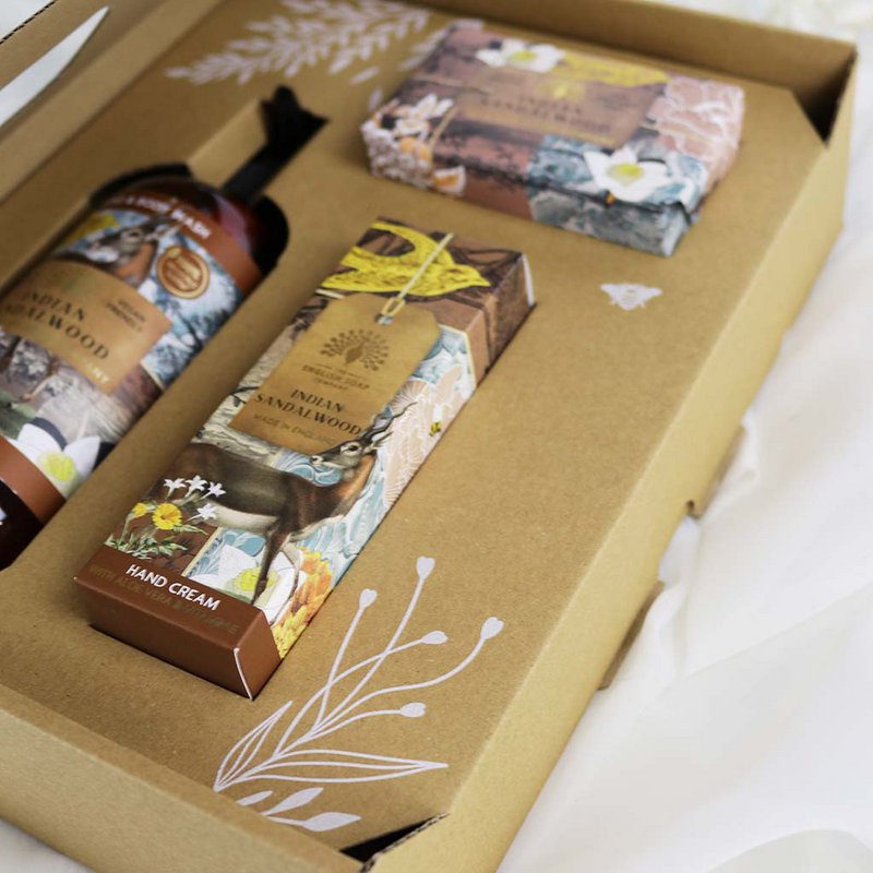 SAPONE INGLESE C° Mani e Corpo - Set Regalo - Legno di Sandalo Indiano