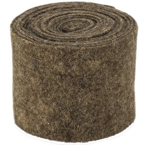 Pot strap felt, width 15cm, length 5m, hazel