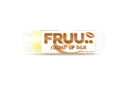 Coconut-flavored lip balm with a smooth, creamy texture.