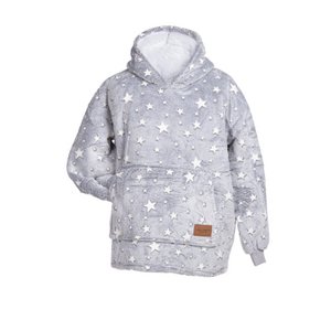 Vitapur - Hoodie blanket + socks child - Stars Neon