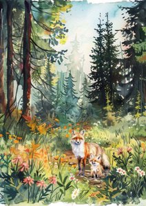 Duurzame kaart - In the forest