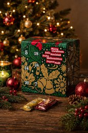 Veganer Adventskalender Würfel – Ohne Zuckerzusatz, vegan, glutenfrei