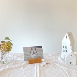 handgemaakte kaarthouder - in 4 lengtes - eikenhout