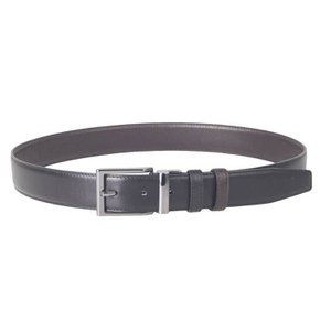 Ledergürtel doppelseitig schwarz und andere Seite dunkelbraun