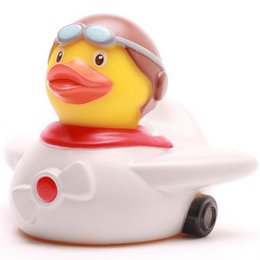 A yellow rubber duck toy dressed as a nurse, with a red cross symbol on its hat and a stethoscope around its neck. This bath toy is designed for children and is part of the Kids Bath Toys category.