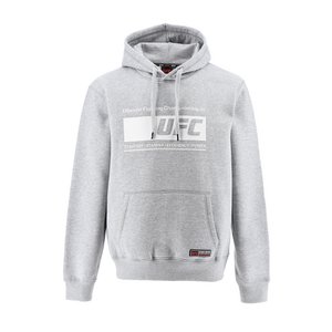 UFC Sweat à Capuche Homme Gris – UFC Lifestyle 2025/2026 – Hoodie Sport & Décontracté – Du S au XXL
