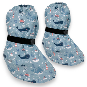 Füßlinge ohne Innen-Futter - Meerestiere