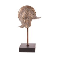 Helmet on Stand 29,5 cm - Gold - Resin