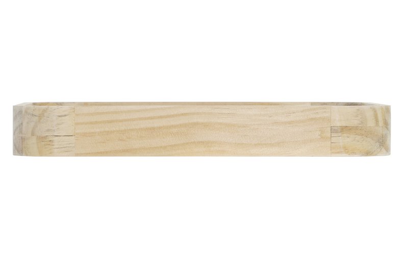 BANDEJA DECORACION SET 2 MDF 35X24X4,5 NATURAL LD203570