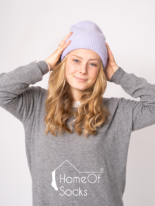 Hat with envelope beanie with wool