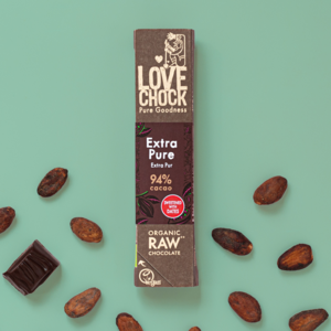 94% chocolate with dates sweetened - Organic, raw, plant-based and sustainable