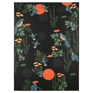 Tapis design oiseaux buiten BLOOM M