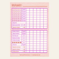 Risografie - Cube Game - Neon Orange (9,7 x 13,8 cm)