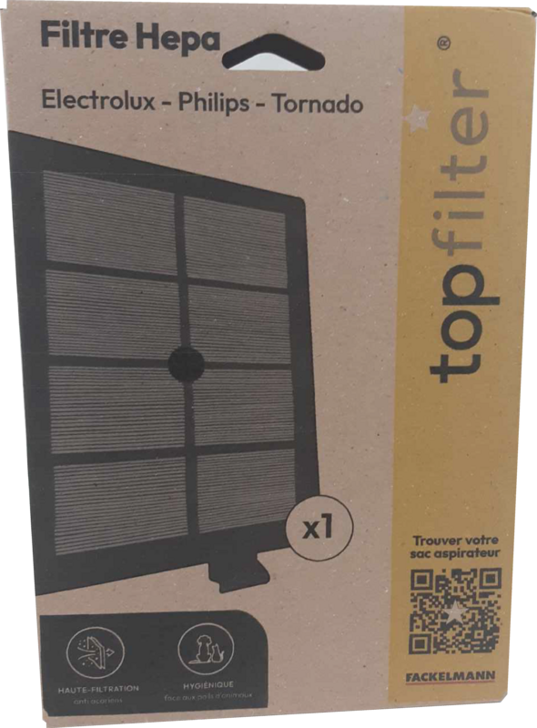 Hepa filter til Electrolux Philips og Tornado TopFilter støvsugere