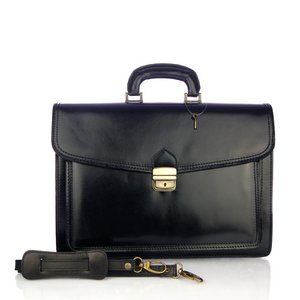 Firenze Artegiani. Parma Maletin Unisex.Piel auténtica Vaqueta