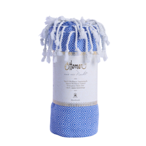 Hammam towel diamond / blue