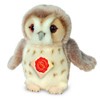 Owl beige 20 cm - plush toy - stuffed animal