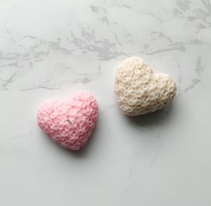 Flower Heart Small Candle
