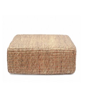 De Hyacint Poef Vierkant - Naturel - M