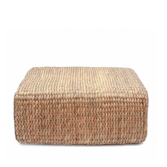De Hyacint Poef Vierkant - Naturel - M