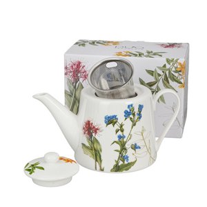 DUO FLOWERS Teapot 900ml + infuser, COLORS OF NATURE, Giftbox