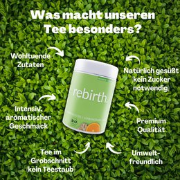 Økologisk Superfood Tea Rebirth 75g dåse
