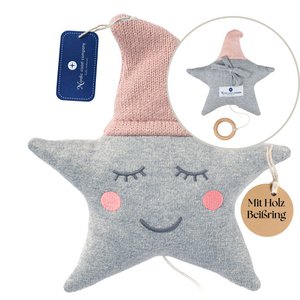 Rosa-grauer Musik-Mobile-Star