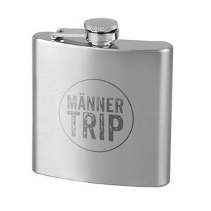 Hip flask "MEN'S TRIP"