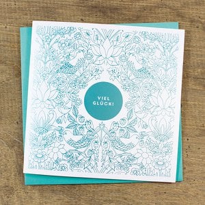 Greeting card good luck