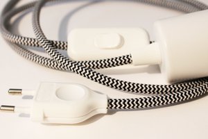 Textilkabel für tragbare Lampe