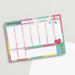 Colorful desk pad A3 size 50 sheets - Desk Planner Copy